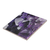 Carreau guérison du quartz d'esprit améthyste violet holis (Côté)