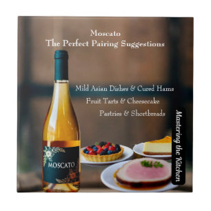 Carreau Guide d'assortiment de vin de Moscato/ Maîtriser l