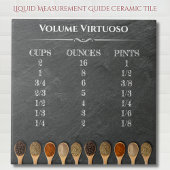 Carreau Guide de mesure du volume liquide de cuisine