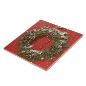 Carreau Guirlande de Noël accrochant sur une porte (Côté)