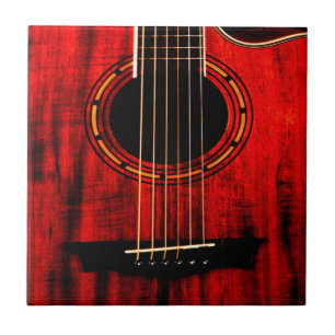 Carreau Guitare acoustique Musique en bois