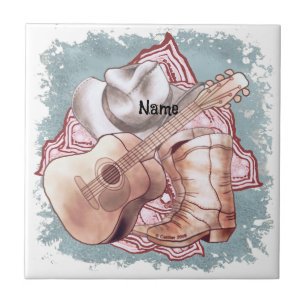 Carreau Guitare Country 