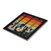 Carreau Guitare rétro (Côté)