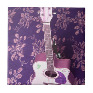 Carreau Guitare vintage : Le rêve de style africain