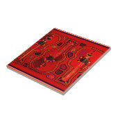 Carreau Guitares indiennes Kuna (Côté)