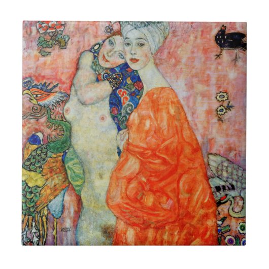 Carreau Gustav Klimt - Amies (Devant)