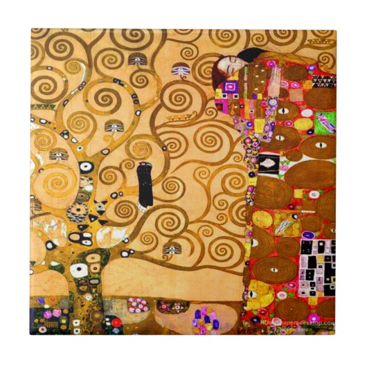 Carreau Gustav Klimt Arbre de vie (Devant)