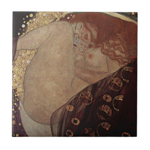 Carreau Gustav Klimt - Danae - belle illustration