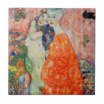 Carreau Gustav Klimt - Femmes amis<br><div class="desc">Femmes amis - Gustav Klimt, Huile sur toile, 1916-17 (détruit en 1945)</div>