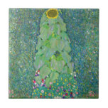 Carreau Gustav Klimt - Le tournesol<br><div class="desc">Le tournesol - Gustav Klimt,  Huile sur toile,  1907</div>