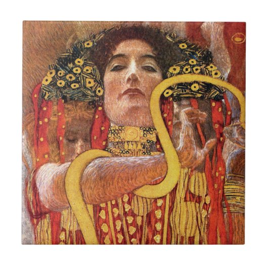 Carreau Gustav Klimt - Médecine de l'hygiène Déesse de la  (Devant)