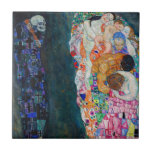 Carreau Gustav Klimt - Mort et vie<br><div class="desc">Décès et vie - Gustav Klimt,  Huile sur toile,  1910-1915</div>