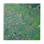 Carreau Gustav Klimt - Paysage du jardin italien<br><div class="desc">Jardin italien / Paysage horticole italien - Gustav Klimt,  Huile sur toile,  1913</div>