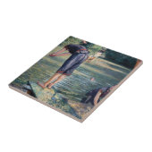 Carreau Gustave Caillebotte - Baigneurs, rive de l'Yerres (Côté)