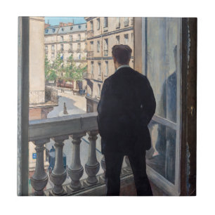 Carreau Gustave Caillebotte - Homme à la fenêtre