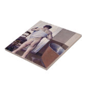 Carreau Gustave Caillebotte - Homme au bain (Côté)