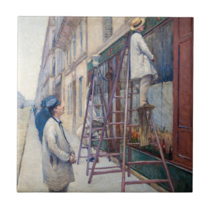 Carreau Gustave Caillebotte - Les Peintres en bâtiment