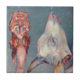 Carreau Gustave Caillebotte - Tête de veau et langue d'ox