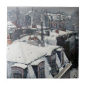 Carreau Gustave Caillebotte - Toits dans la neige (Devant)