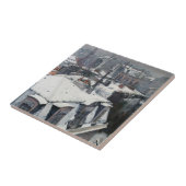 Carreau Gustave Caillebotte - Toits dans la neige (Côté)