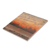 Carreau Gustave Courbet - Coucher de soleil (Côté)