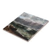 Carreau Gustave Courbet - La Mer Stormy / La Vague (Côté)