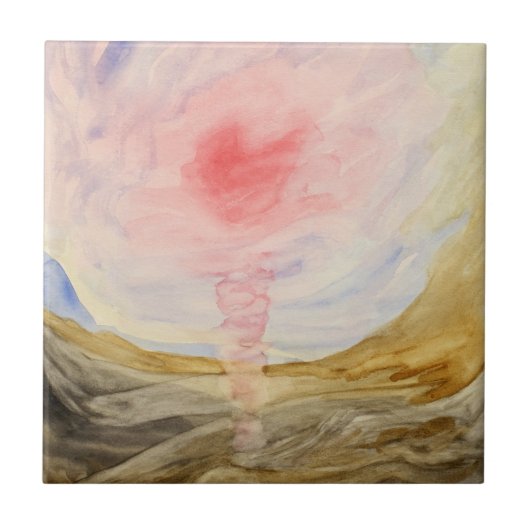 Carreau Gusten in the Underworld par Hilma af Klint (Devant)