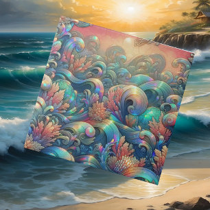 Carreau Habitat de Luxe au Bord de la Mer Vagues de l'Oc