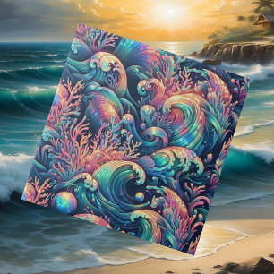 Carreau Habitat de Luxe au Bord de la Mer Vagues de l'Oc