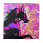 Carreau Hackney dans le harnais (Devant)