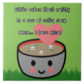 Carreau Haiku de soupe miso (Devant)