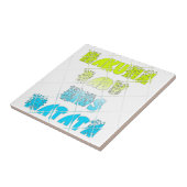 Carreau Hakuna Matata Bébé Enfants Joyeuses Couleurs Art I (Côté)