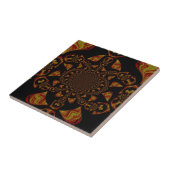 Carreau Hakuna Matata Cadeau Black Jamaica Pop Art. (Côté)