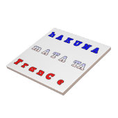 Carreau Hakuna Matata France Art Imprimer/Graphique (Côté)