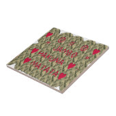 Carreau Hakuna Matata Talk Argent Art Design (Côté)