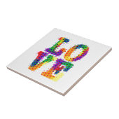 Carreau Halftone Love (Côté)