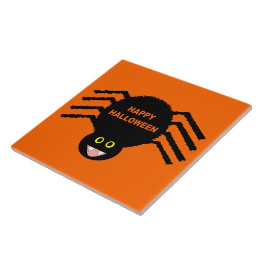 Carreau Halloween Black Spider TileHa (Côté)