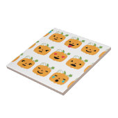 Carreau halloween citrouille emojis (Côté)