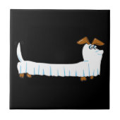 Carreau Halloween Dachshund (Devant)