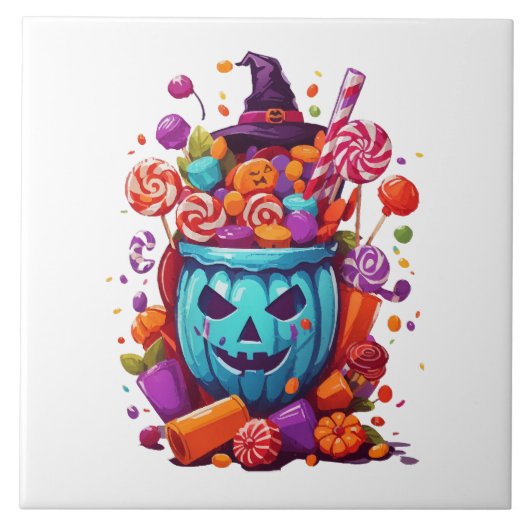 Carreau Halloween drôle (Devant)