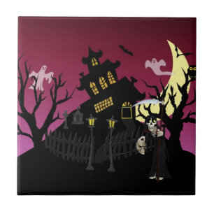 Carreau Halloween effrayant