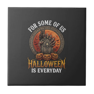 Carreau Halloween est tous les jours Monstre Main Pierre T