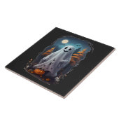 Carreau Halloween - Fantôme souriant (Côté)