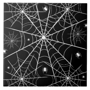 Carreau Halloween Spider Web