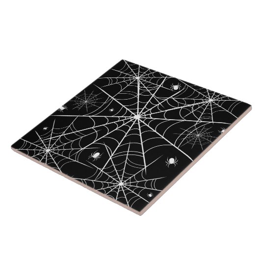 Carreau Halloween Spider Web (Côté)
