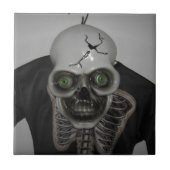 Carreau Halloween squelette crâne (Devant)
