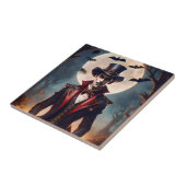 Carreau Halloween Steampunk Gothique Zombie Vampire (Côté)