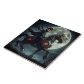 Carreau Halloween Steampunk Horseman sans tête (Côté)