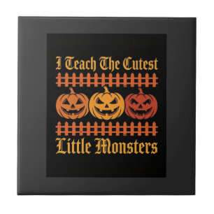 Carreau Halloween Trick Or Treat Petits Monstres Citrouill