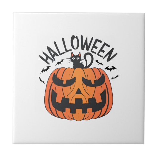Carreau Halloween vintage (Devant)